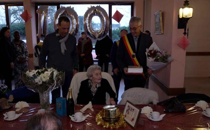 Albertine Bream souffle sa 100ème bougie