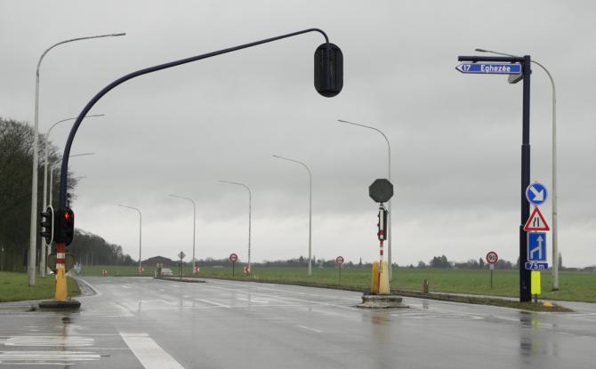 Un rond-point pour remplacer le dangereux carrefour Saussin aux Isnes