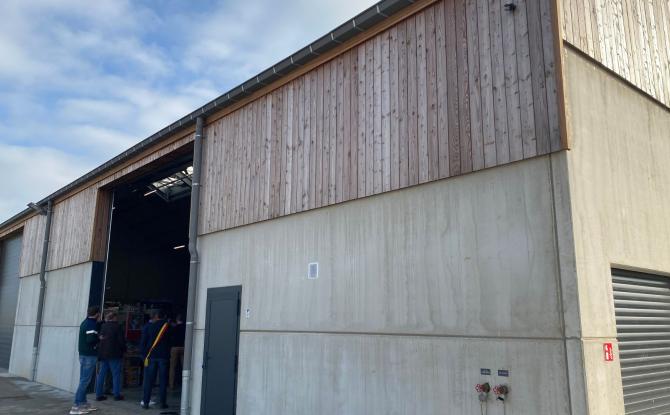 Walhain : un hangar flambant neuf pour le service travaux
