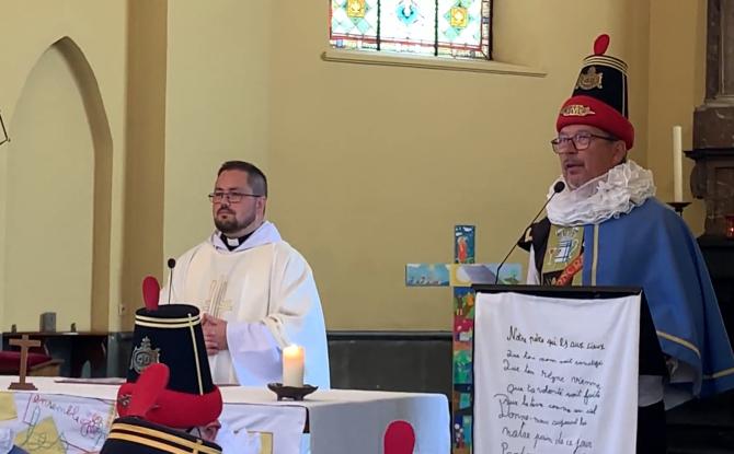 Lonzée : une messe en wallon pour l'abbé des Molons