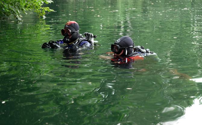Walhain : une plongée en carrière au milieu des poissons et des écrevisses