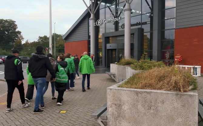Ils ont pris le train à Gembloux pour aller manifester