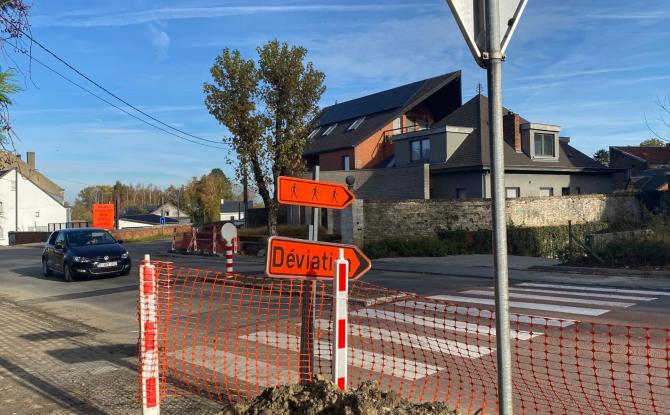 N4, rue de Mazy, pont d'Infrabel : à Gembloux, des travaux partout