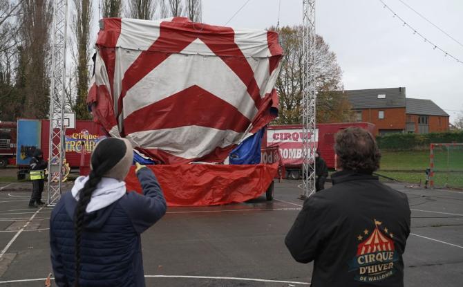 Beuzet : Le Cirque d'Hiver de Wallonie s'installe