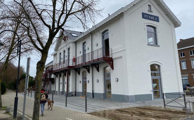 Commerces et logements tremplins : la renaissance de la gare de Perwez