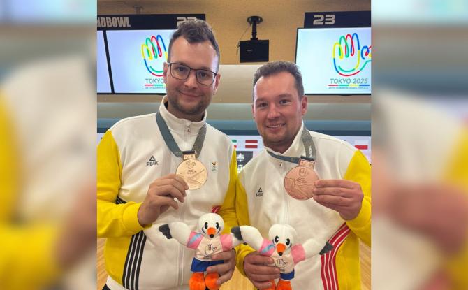 Un ouvrier de la Ville de Gembloux médaillé de bronze aux Deaflympics de Tokyo