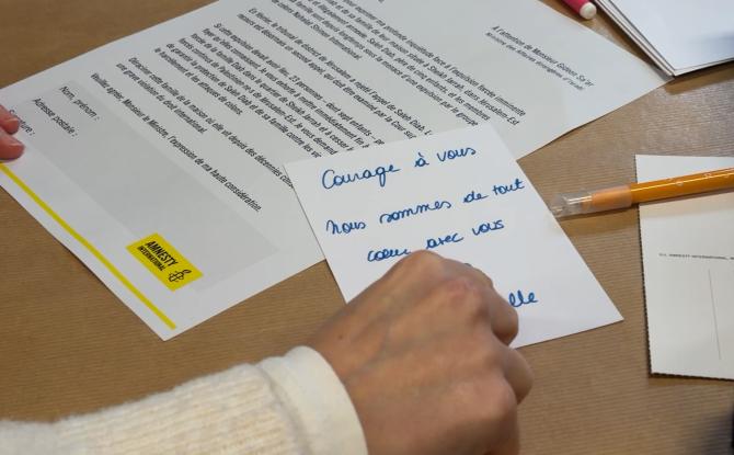 Amnesty : le village d'Ernage accueille le Marathon des lettres