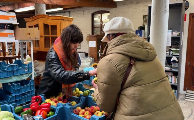 Hausse de l'aide alimentaire au Fouillis Saint François de Gembloux