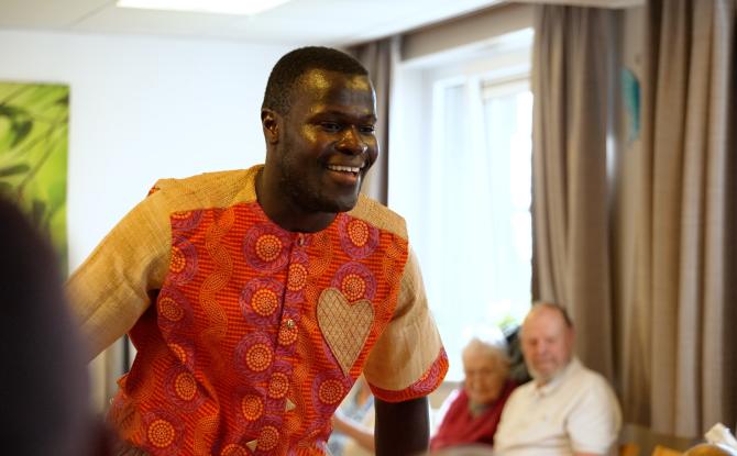 Néné, un conteur gembloutois au grand coeur et aux multiples talents