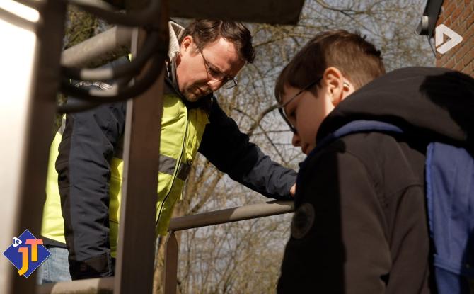 L'école Andrée Geulen en visite à la station d'épuration de Chastre