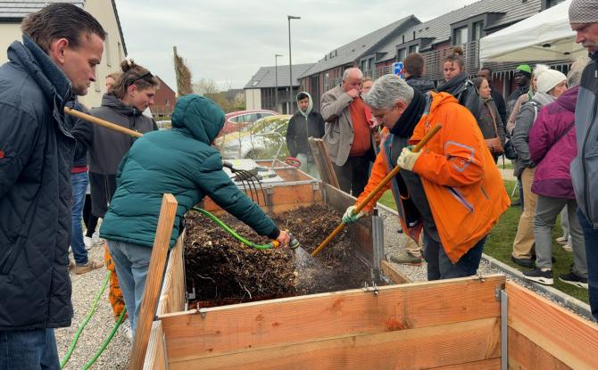 Walhain : le projet de compostage collectif inspire la Wallonie