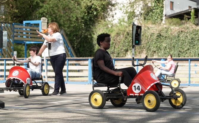 Gembloux : les élèves du Collège Saint-Guibert se forment à la sécurité routière