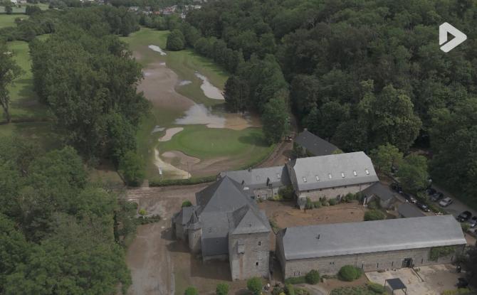 Inondations : le Golf de Falnuée lourdement touché par les orages