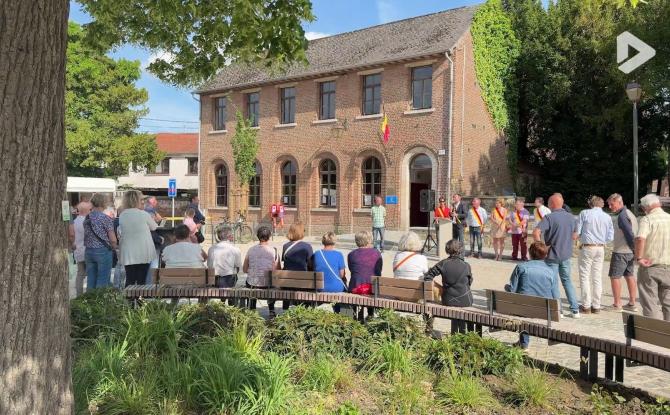 Les autorités ont inauguré la place de Nil-Saint-Vincent